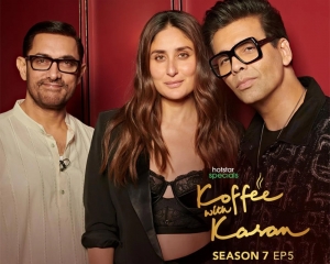 Kareena gives a 'minus' to Aamir's fashion sense on 'Koffee With Karan'