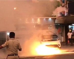 Now Tata Nexon EV catches fire in Mumbai, probe on