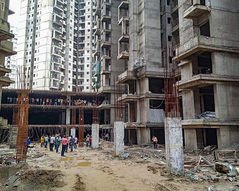 4 workers killed as service lift falls at under-construction society in Greater Noida