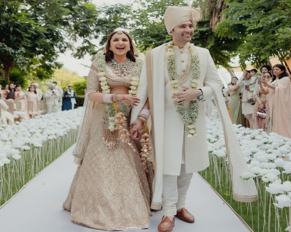 Parineeti Chopra, Raghav Chadha share first photos from wedding: Our forever begins now