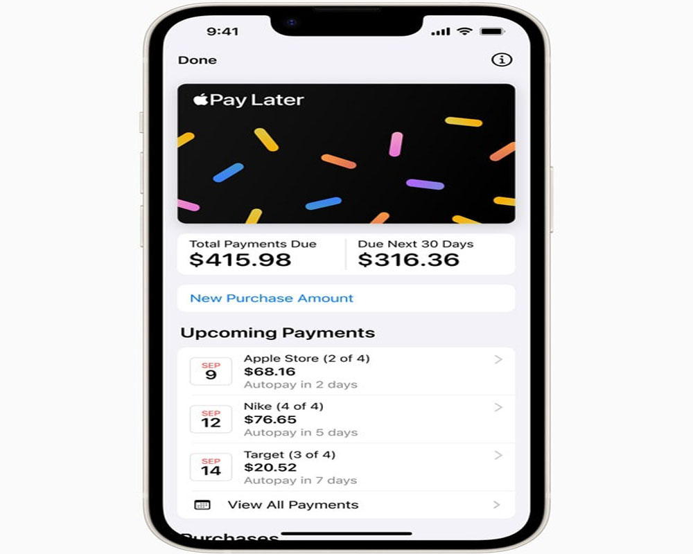 Apple introduces Pay Later service