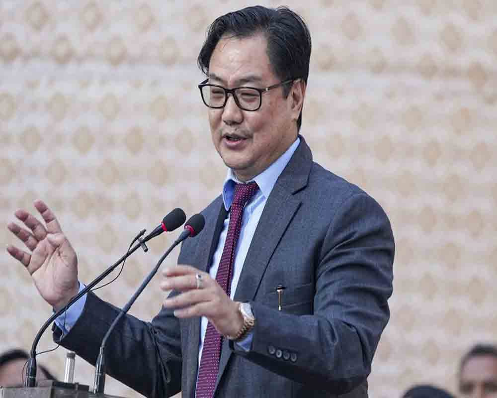 Differences between govt and judiciary doesn't mean confrontation: Law Minister Kiren Rijiju
