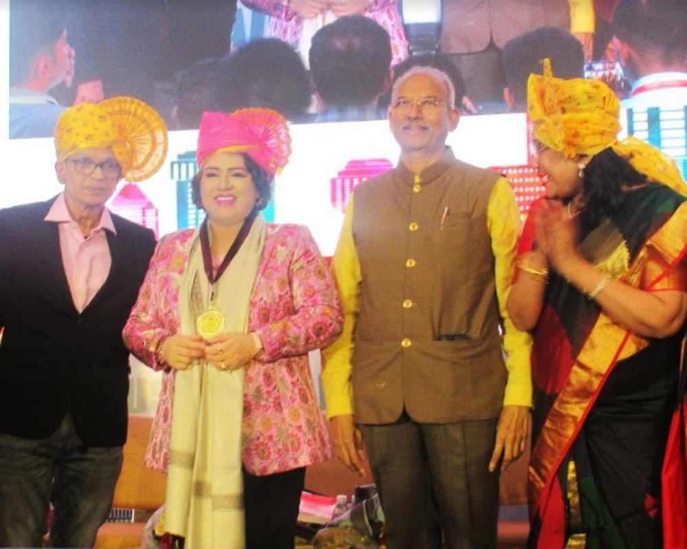 Dr Bharti Kashyap felicitated with Gold medal by BOA