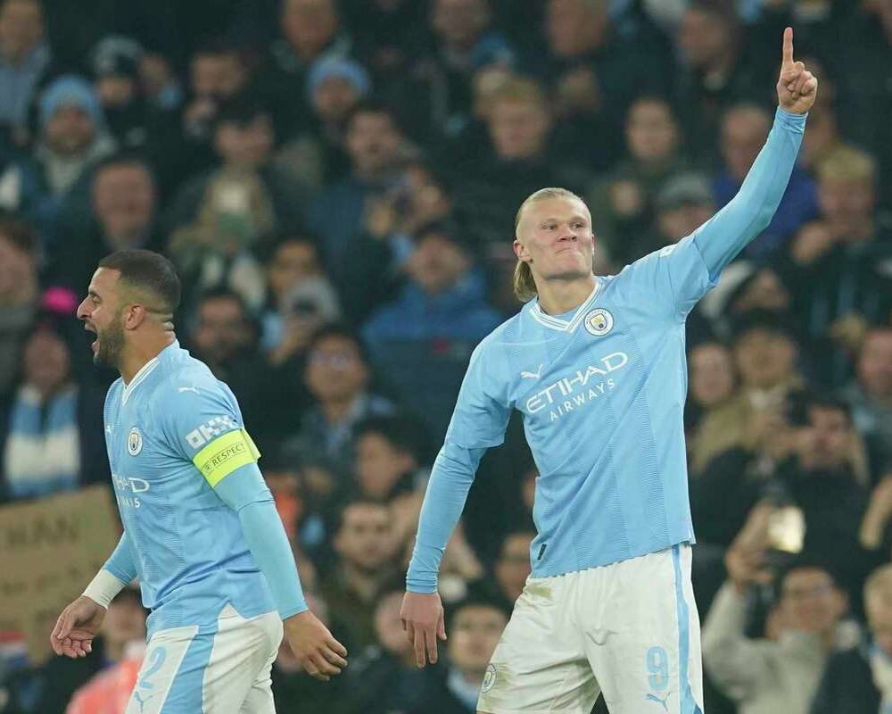 Champions League: Erling Haaland scores a double as Manchester