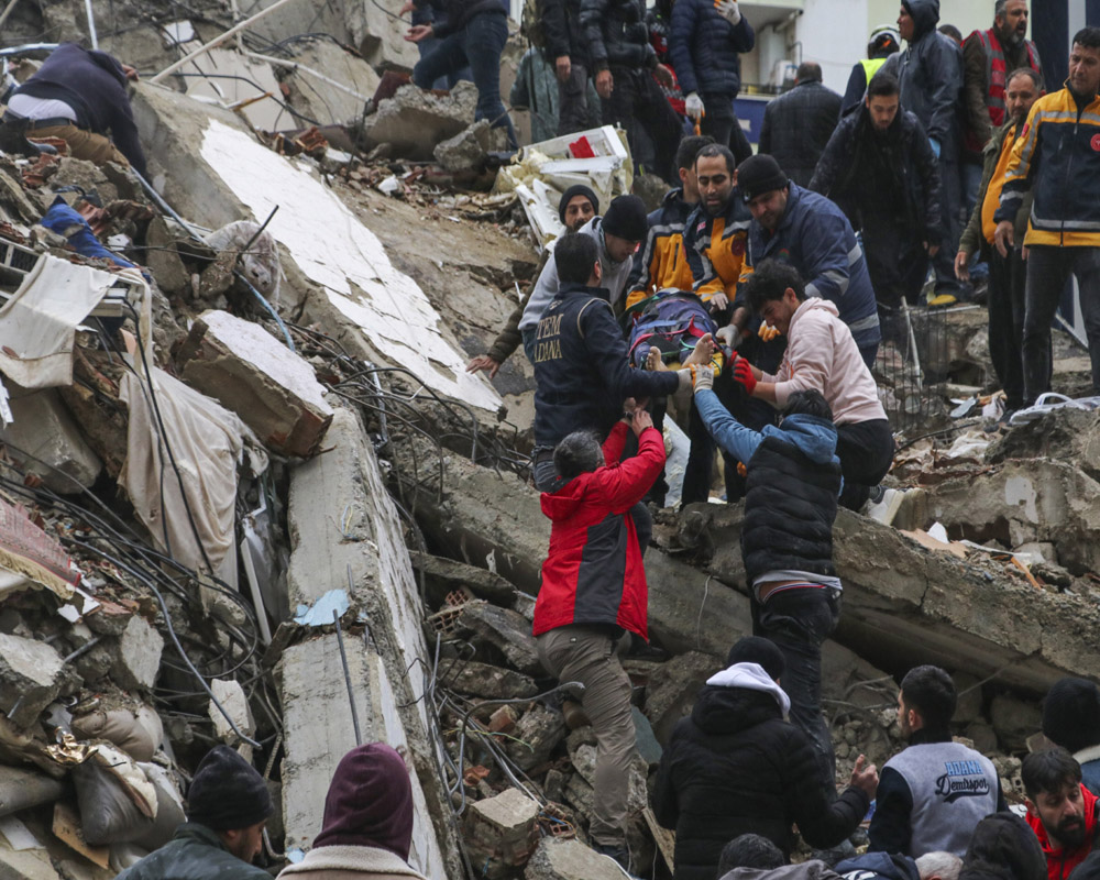 Powerful quake rocks Turkey and Syria, kills more than 2,300