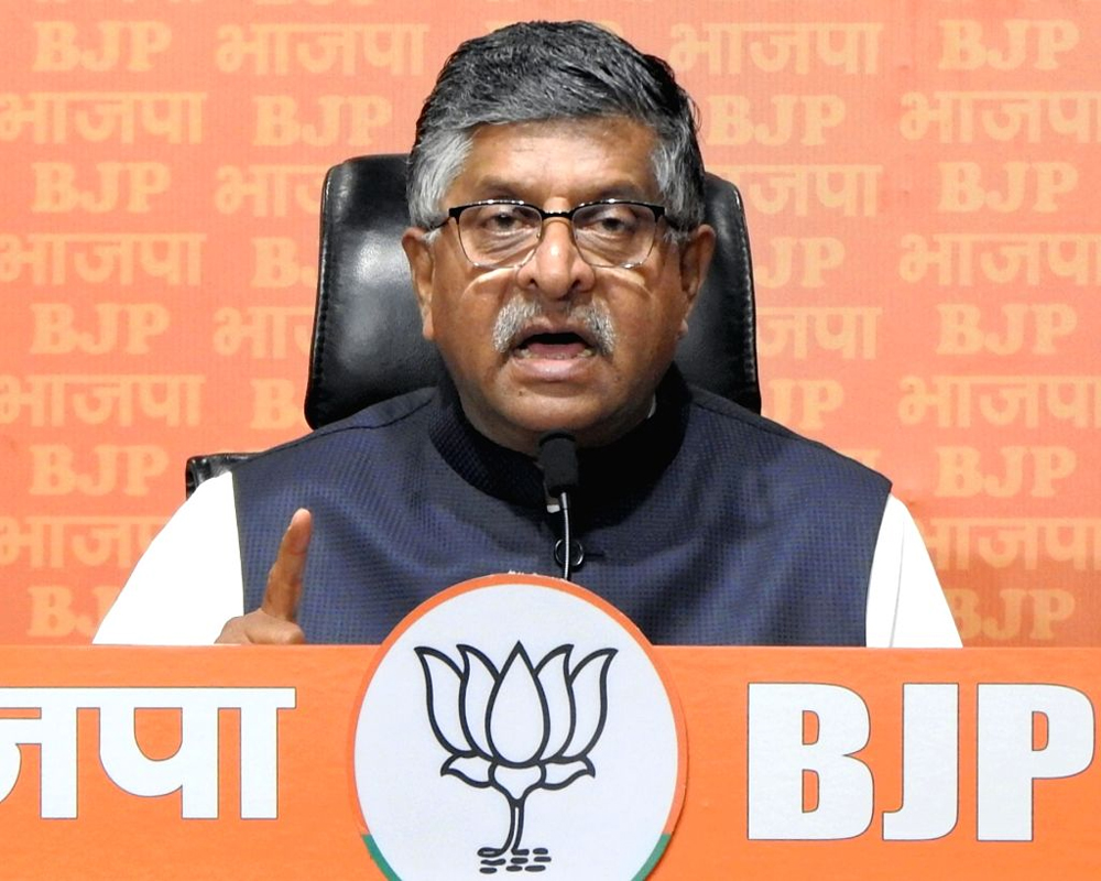Rahul case not linked to Adani episode, stay not sought to encash issue in K'tka polls: Prasad