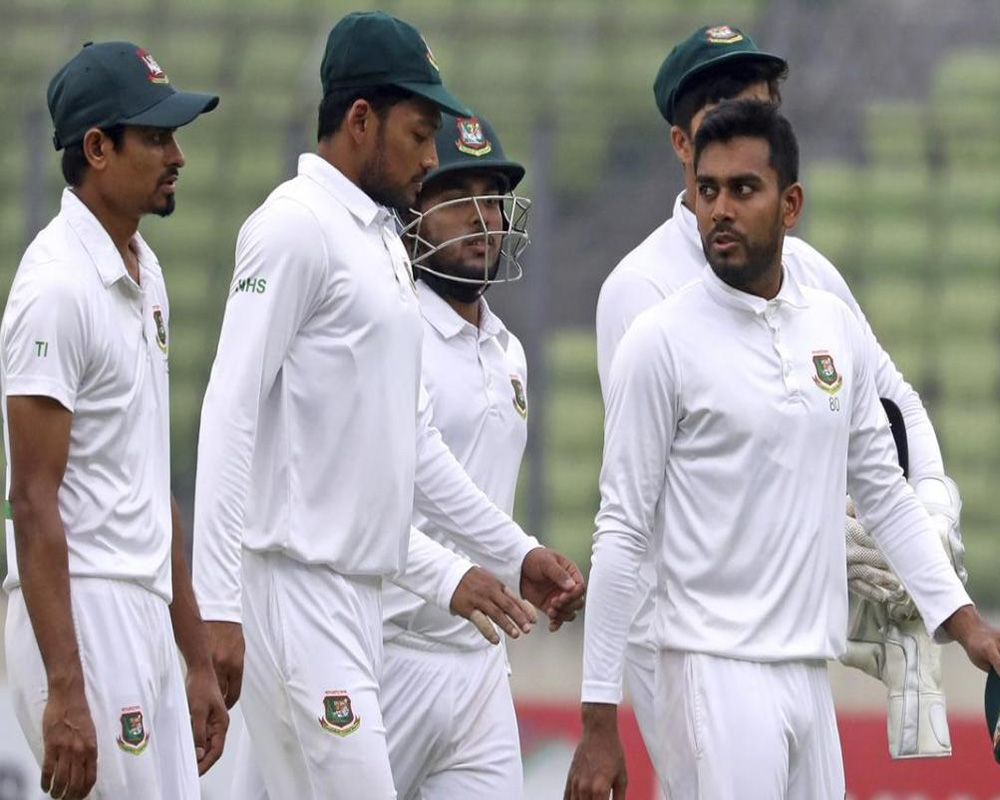 Rain prevents play before lunch on Day 2 of the second Test between Bangladesh and NZ