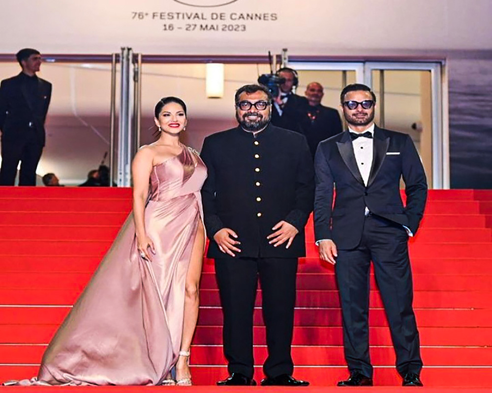 Team 'Kennedy' poses for shutterbugs at Cannes red carpet, Sunny Leone calls it 'proudest moment'