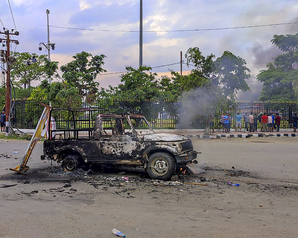 Uneasy calm in violence-hit Manipur amid heavy presence of security forces