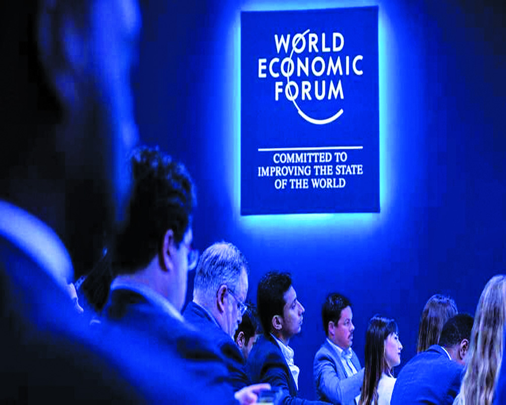 What brewed at Davos?