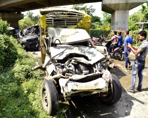 7 college students killed in Guwahati road accident
