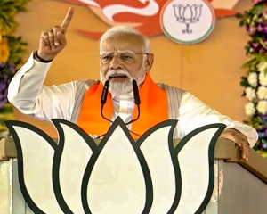 Congress party like 'rusted iron' which promoted corruption, poverty and appeasement politics: PM Modi