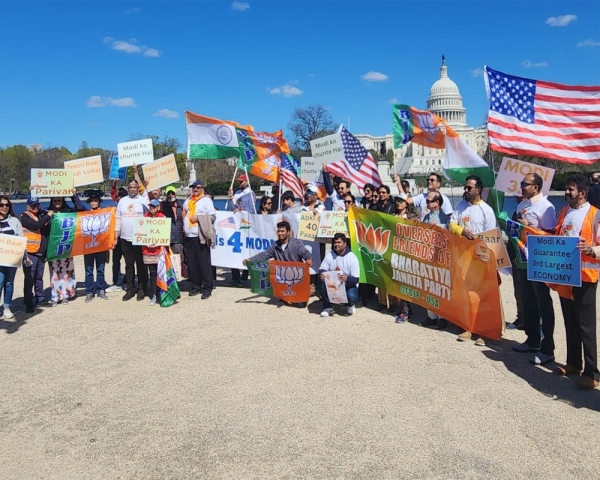 Supporters of PM Modi hold rallies in over 16 US cities