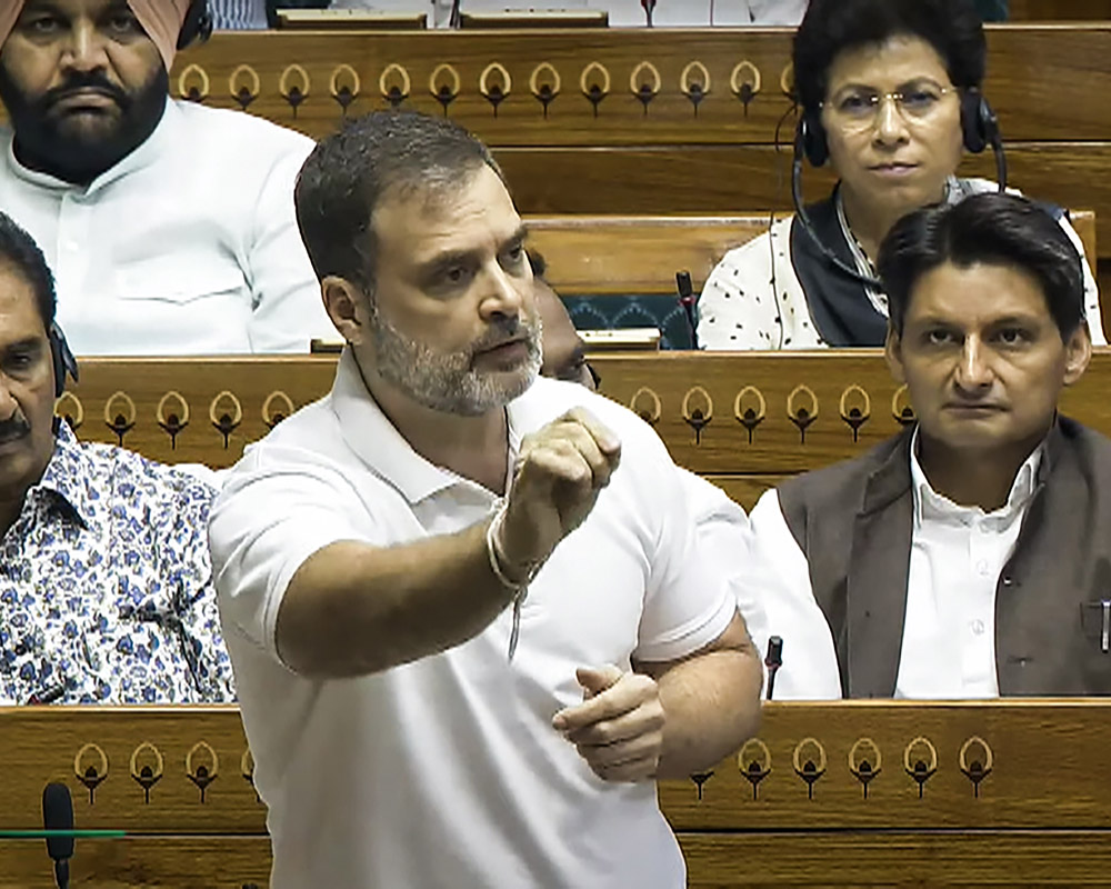 Atmosphere of fear prevails in country, oppn will break BJP's 'chakravyuh': Rahul Gandhi in LS