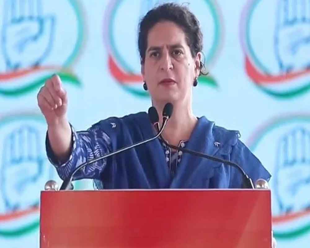 BJP-led Union govt wants to change Constitution, curtail people's rights: Priyanka Gandhi