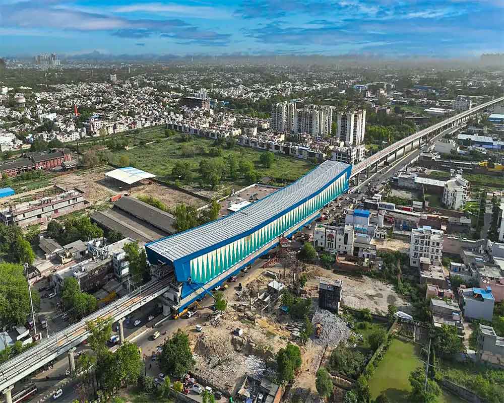Construction of 3 bridges over Ghazipur drain, key part of Anand Vihar RRTS station, completed