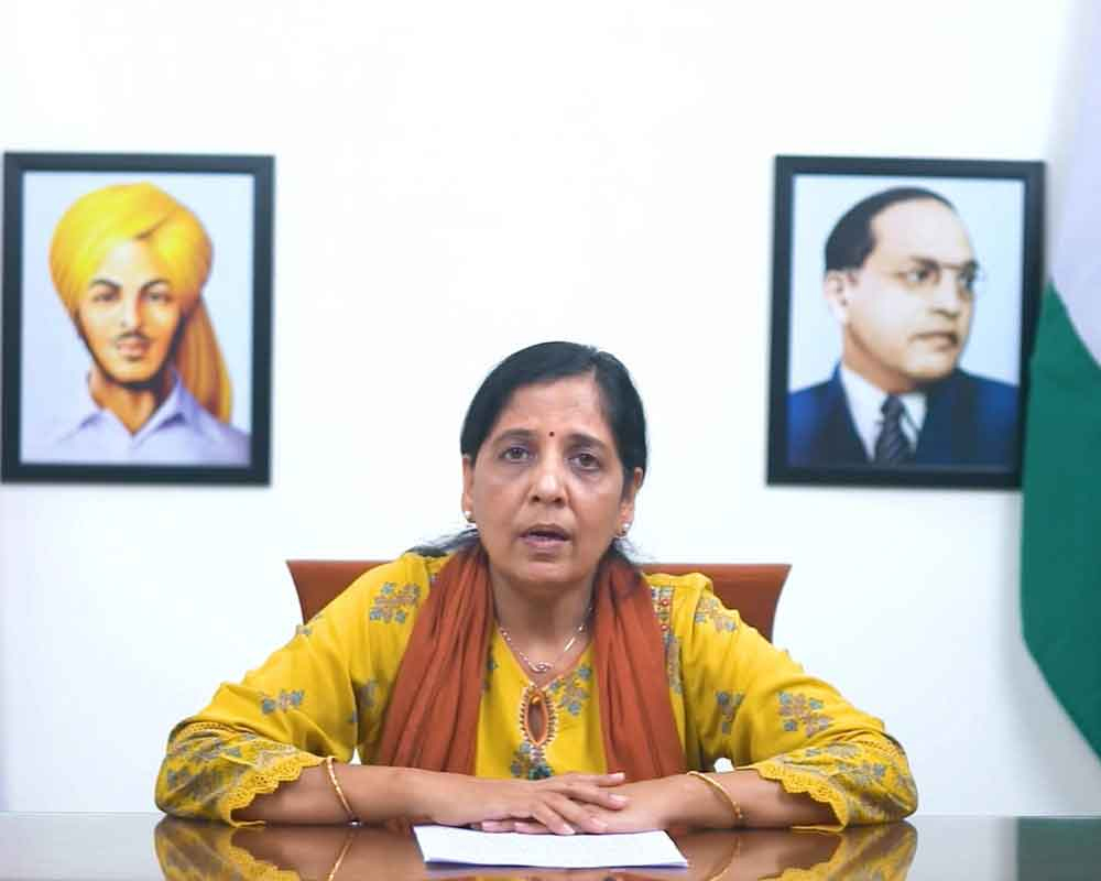 Delhi CM victim of political conspiracy, arrested by ED on false witness statement: Sunita Kejriwal