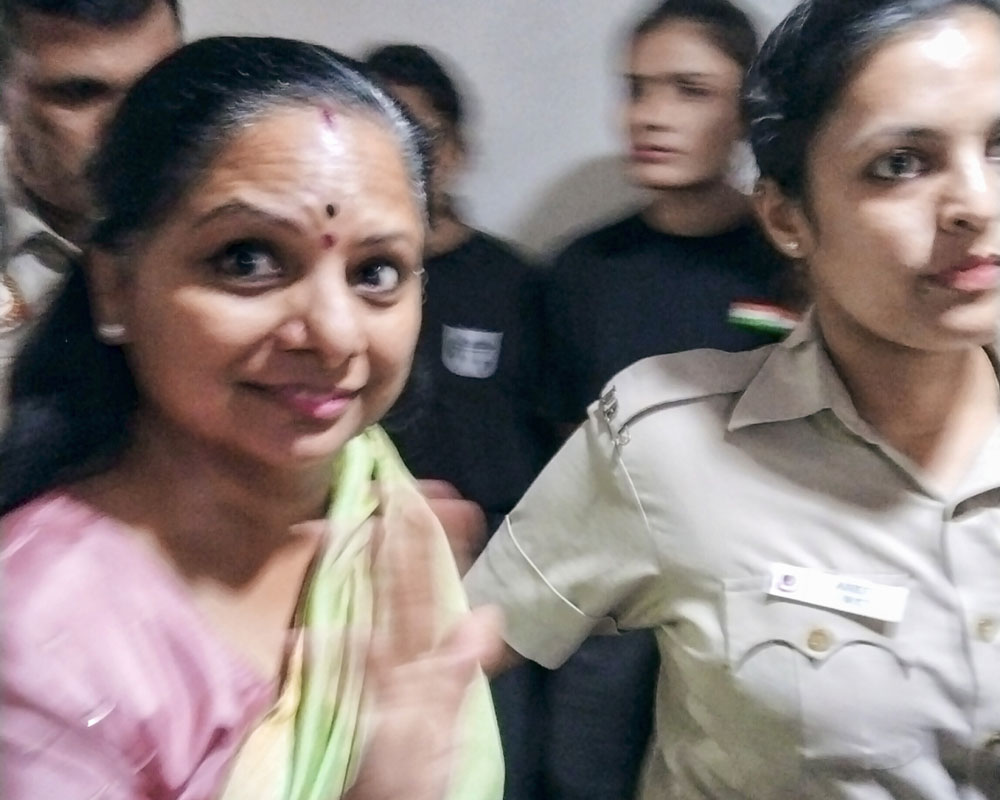Excise scam: Delhi court sends K Kavitha to CBI custody till April 15