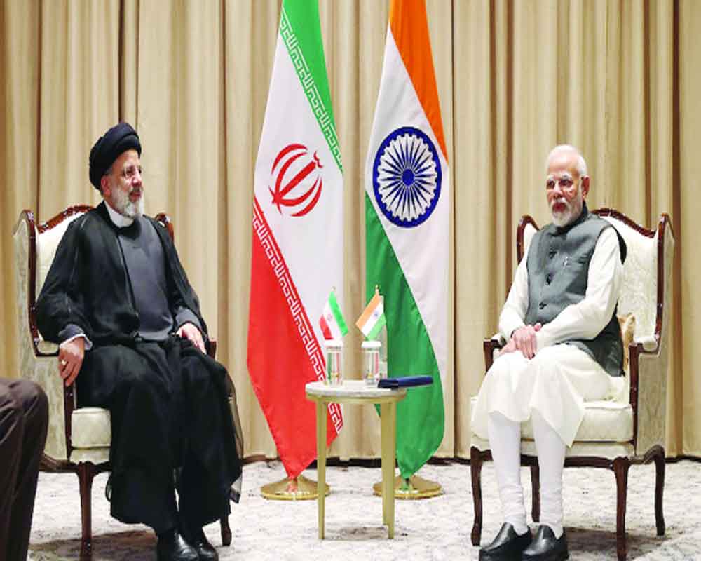 India-Iran ties  on a new high