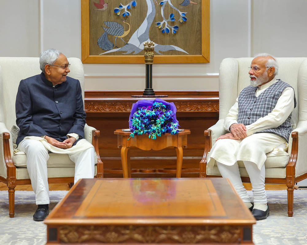 Nitish Kumar meets PM Modi days after return to NDA fold