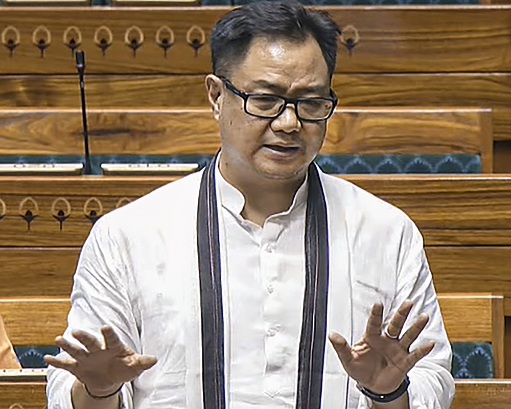 Oppn indulged in politics during discussion on Union Budget: Rijiju