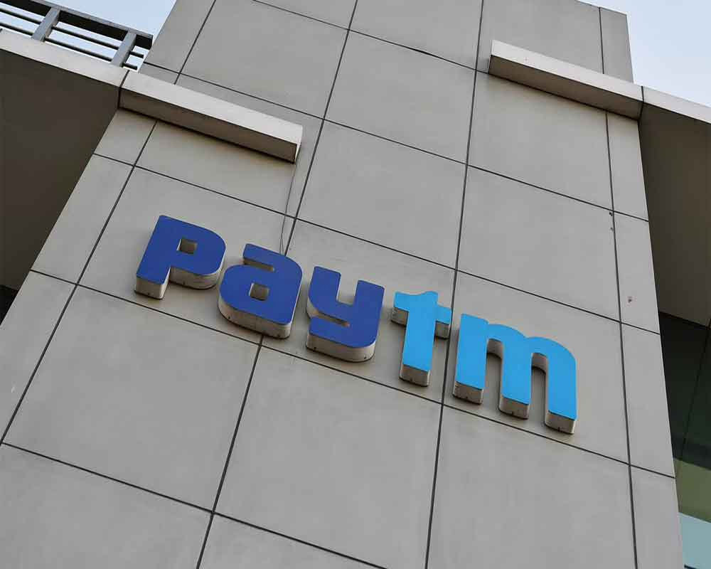 Paytm shares climb 5 pc; hit upper circuit limit