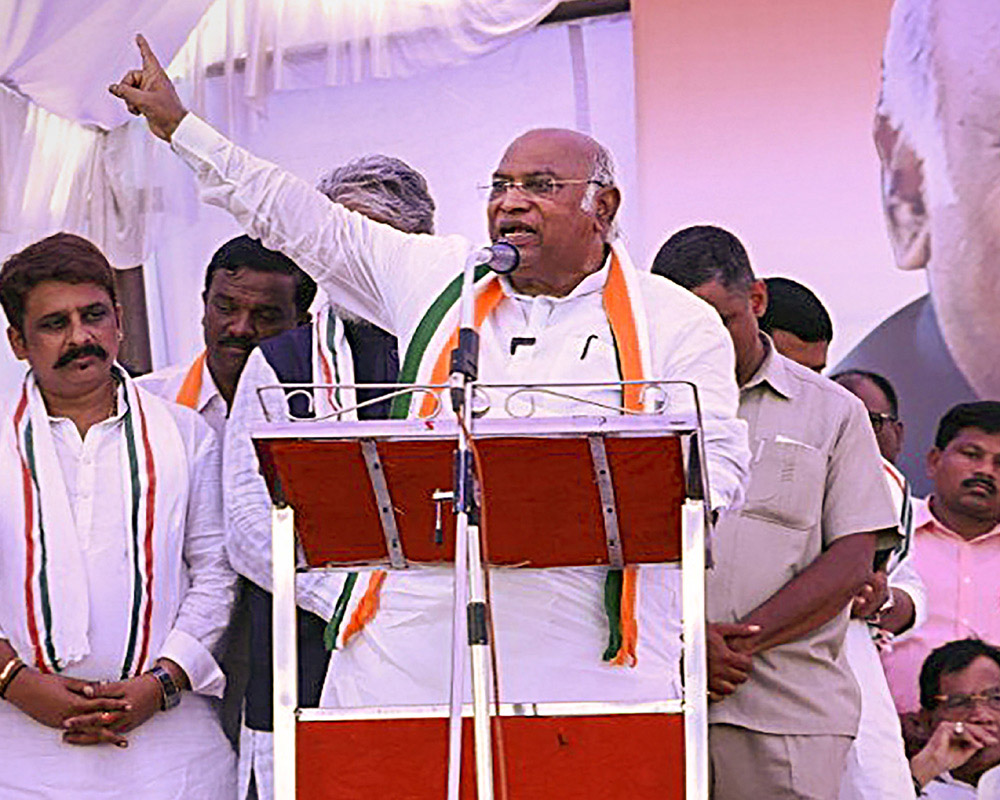 PM Modi worried after 3rd phase of Lok Sabha polls: AICC chief Mallikrjun Kharge