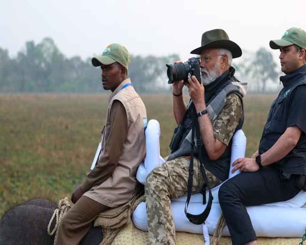 PM visits Kaziranga National Park in Assam