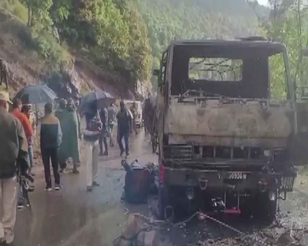 Five security personnel were injured after terrorists opened fire on two vehicles, including one belonging to the Indian Air Force (IAF), in Jammu and Kashmir's Poonch district on Saturday, officials said.

The attack took place near Shashidhar in the evening when the vehicles were moving towards