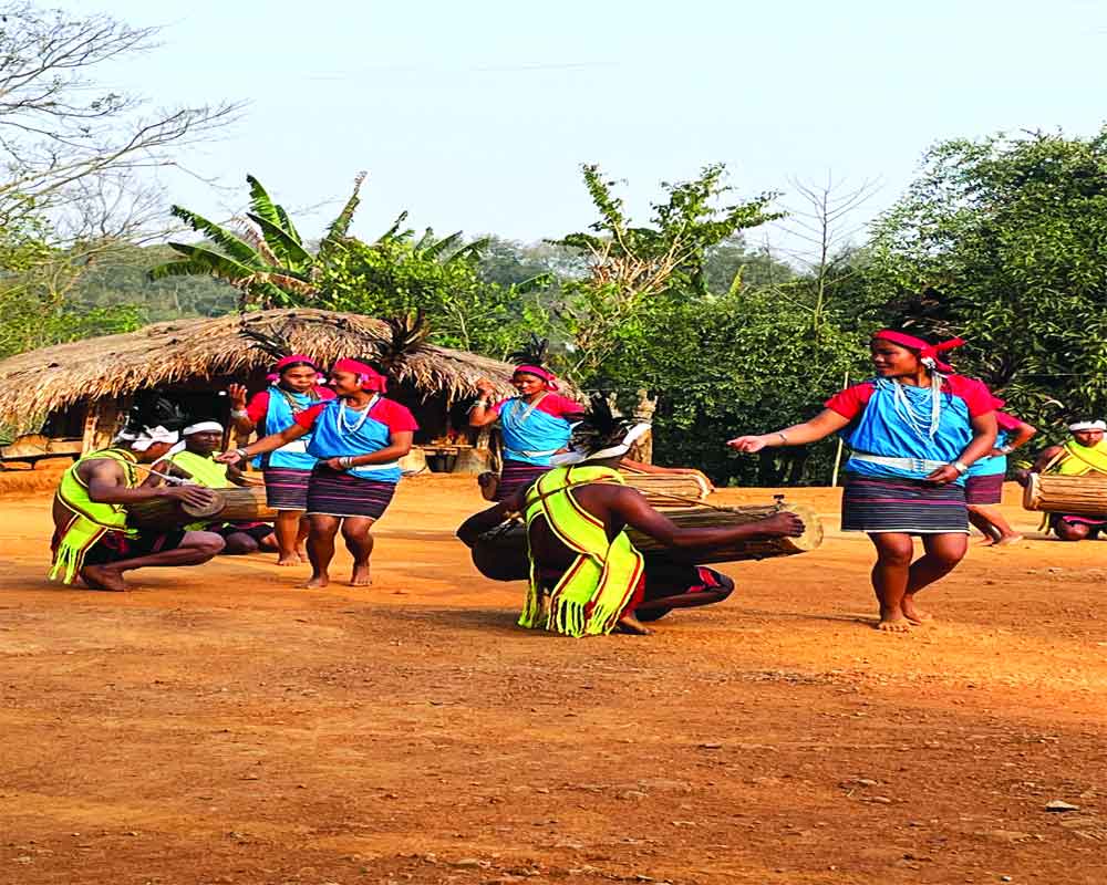 Vibing to the dance of a 100 drums