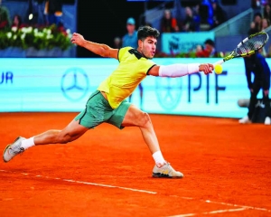 Alcaraz loses to Rublev in Madrid Open quarterfinals