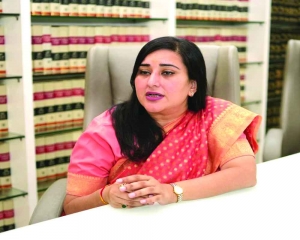 Bansuri ignites Delhi campaign with Sushma Swaraj’s spirit