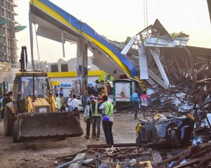 Bodies of retired GM of ATC, wife retrieved from car; death toll in hoarding collapse rises to 16