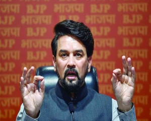 Congress deputed lawyers against Ram temple's construction: Anurag Thakur