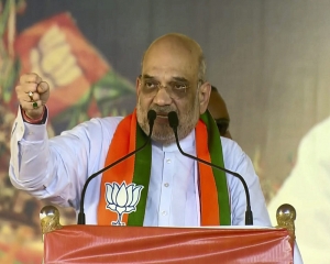 Make Modi PM for third time to end terrorism and Naxalism: Shah
