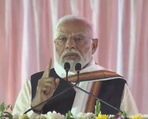 PM hits out at TMC over Sandeshkhali incident