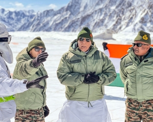 Rajnath Singh visits Siachen; reviews military preparedness