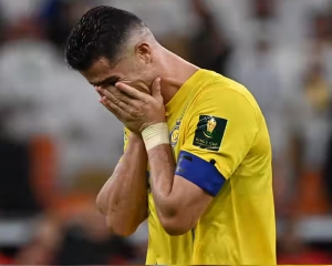 Ronaldo in tears after his Al-Nassr lose Saudi King's Cup final on penalties