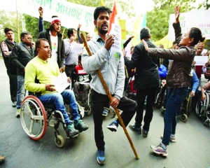 The marginalisation of disabled in politics