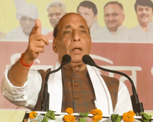 Those who run away from battle want to lead country: Rajnath Singh's swipe at Rahul