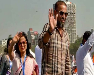 TMC's Abhishek holds roadshow for party candidate Yusuf Pathan