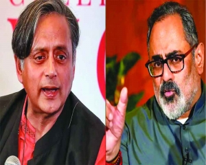 Union Minister Rajeev sends legal notice to Tharoor