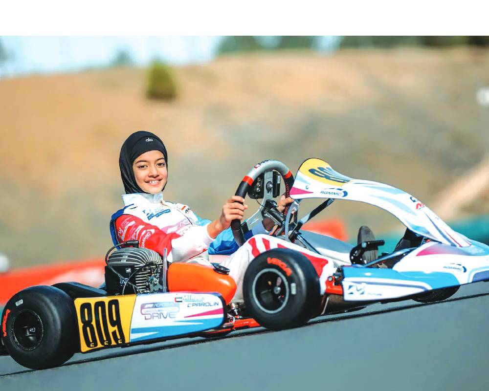 10-Year-Old Atiqa Mir Wins UAE Race from Pole