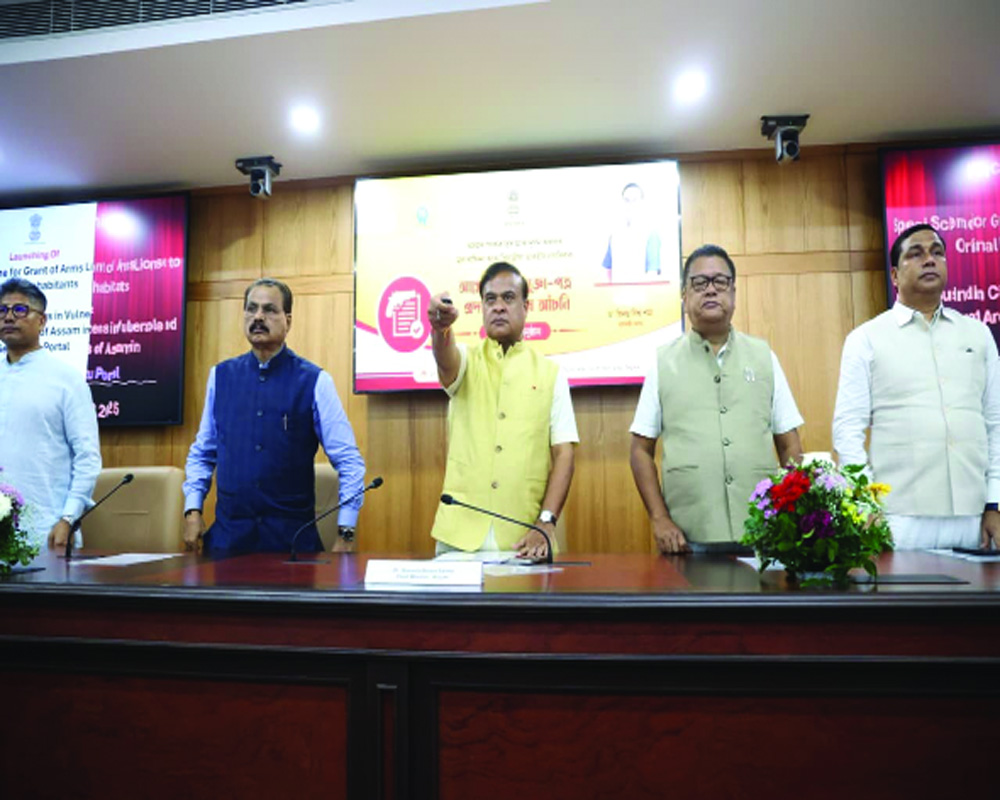Assam CM launches portal for arms licence application for indigenous people