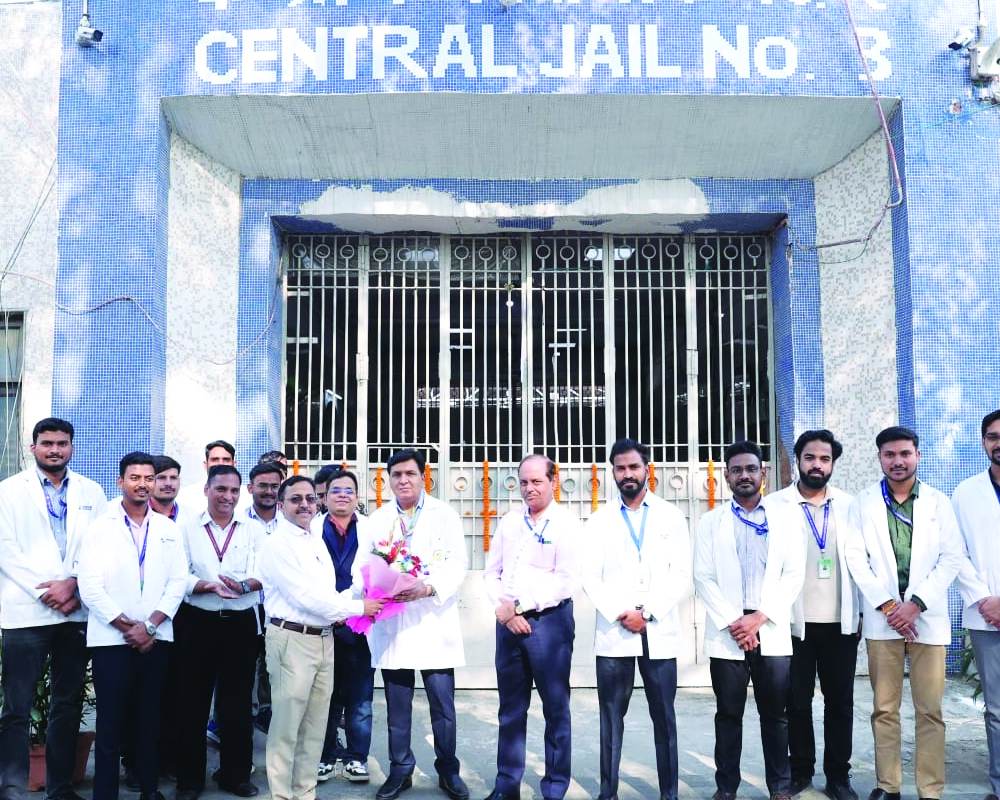 Ayurveda health camp held in Tihar Jail
