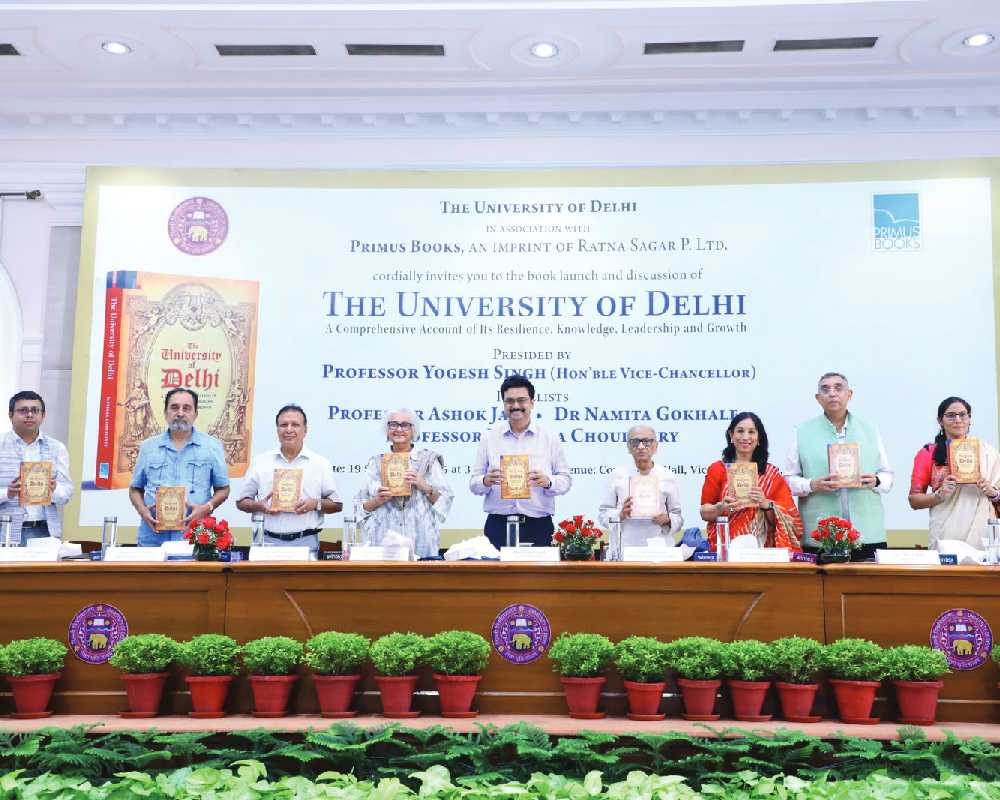 Book launch: Several eminent scholars gathered at Delhi University