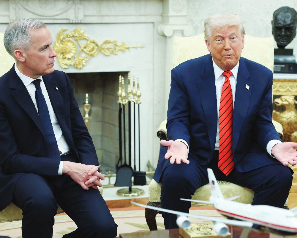 Canadian PM Carney meets Donald Trump on trade