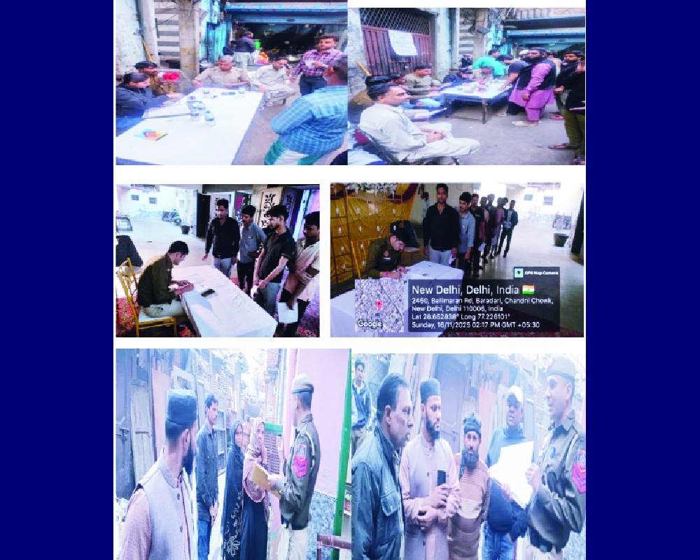 Central Delhi police intensify tenant verification drive post blast