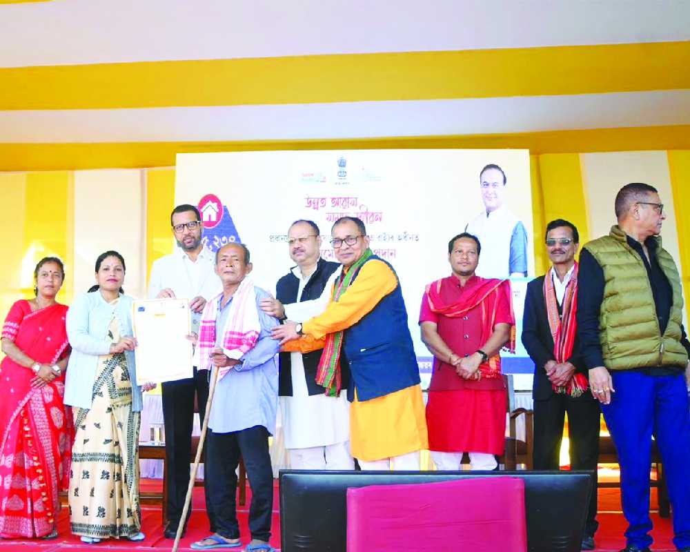 Darrang district distributes PMAY-G sanction letters to over 11,700