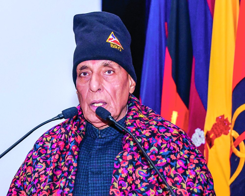 Defence Minister unveils 125 BRO projects